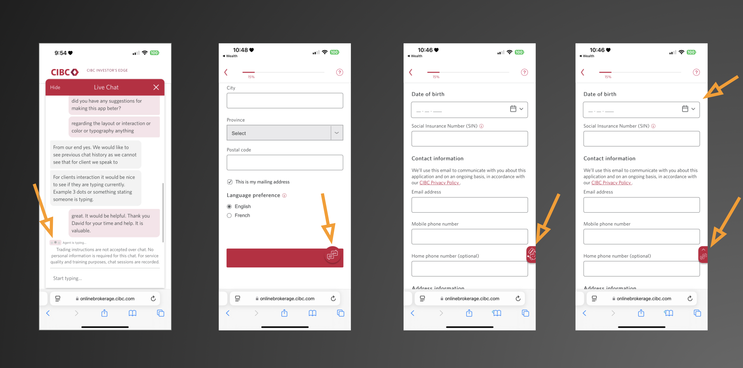 Investor’s Edge dashboard wireframe